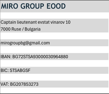 MIRO GRUP - EOOD